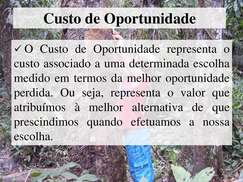 oportunidade perdida.