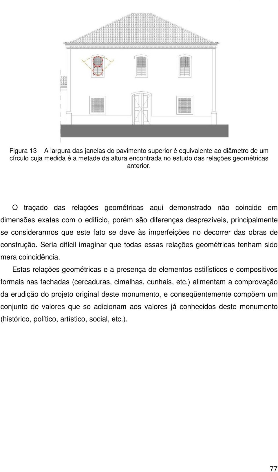 imperfeições no decorrer das obras de construção. Seria difícil imaginar que todas essas relações geométricas tenham sido mera coincidência.