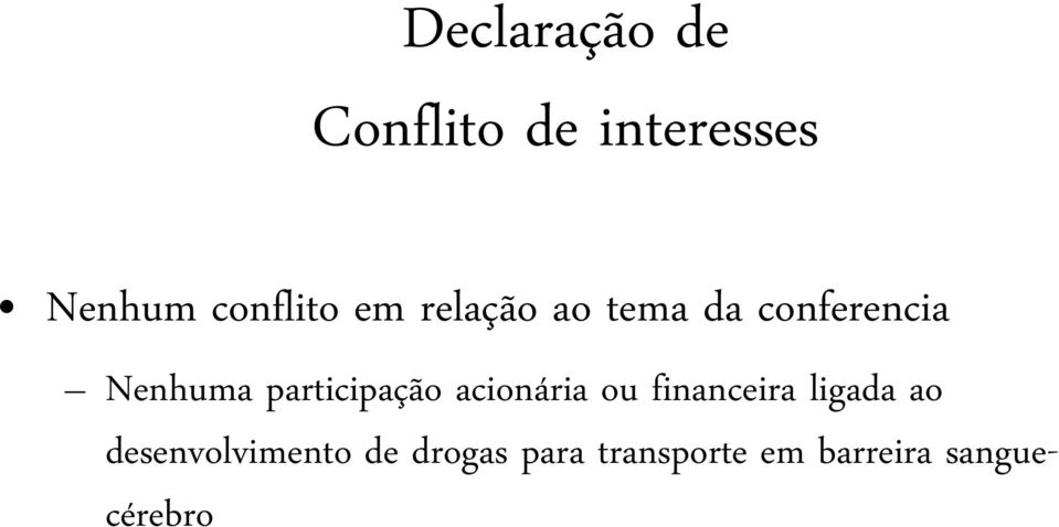 participação acionária ou financeira ligada ao