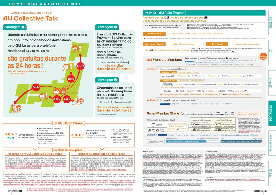 A unidade é de 500 pontos Pagamento na compra do telefone celular 2 3 4 (use para troca de modelo, After Service etc). Valor do aparelho quando de nova inscrição ao Family Discount 235.