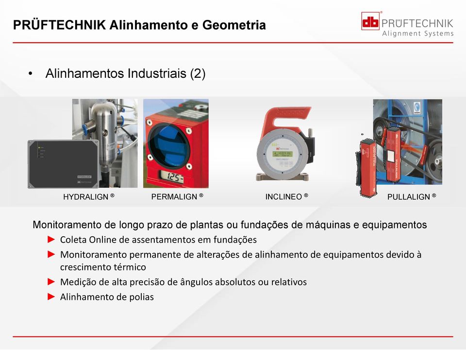 Online de assentamentos em fundações Monitoramento permanente de alterações de alinhamento de