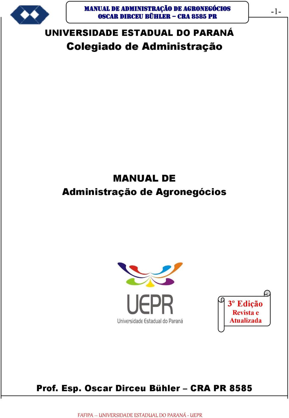 Administração de Agronegócios 3º Edição