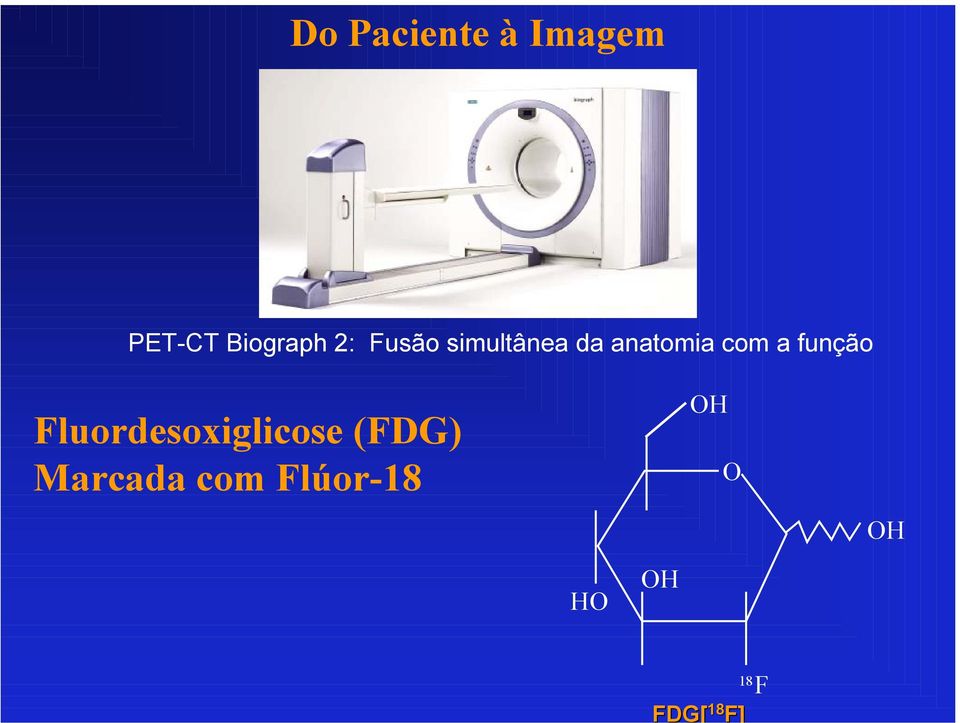 função Fluordesoxiglicose (FDG) Marcada