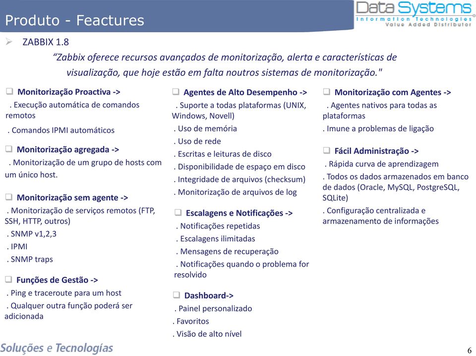 Monitorização sem agente ->. Monitorização de serviços remotos (FTP, SSH, HTTP, outros). SNMP v1,2,3. IPMI. SNMP traps Funções de Gestão ->. Ping e traceroute para um host.