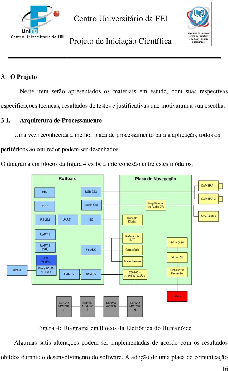 Arquitetura de Processamento Uma vez reconhecida a melhor placa de processamento para a aplicação, todos os periféricos ao seu redor podem ser desenhados.