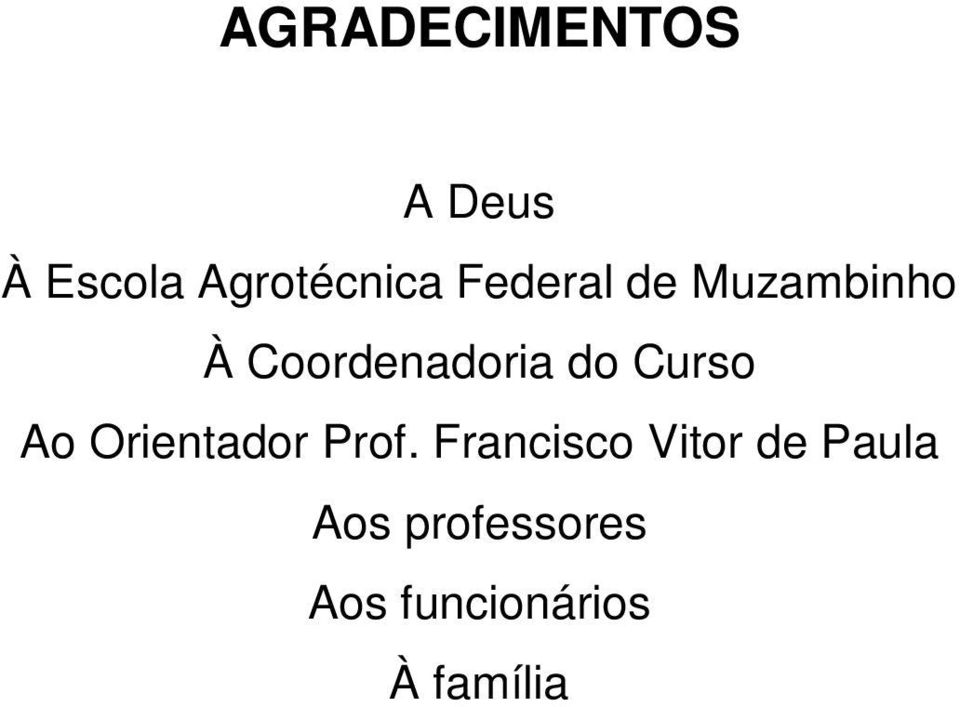 Curso Ao Orientador Prof.