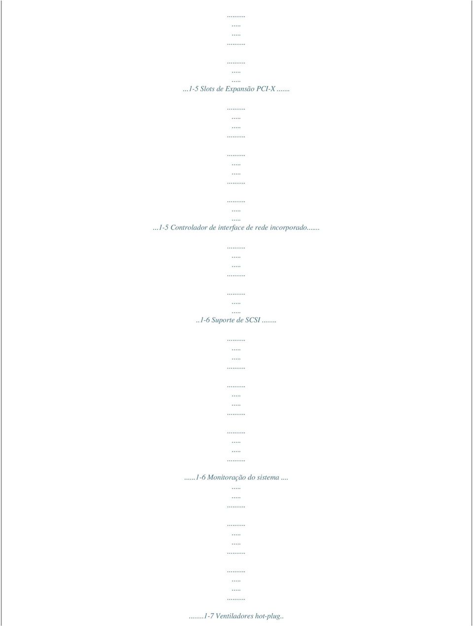 incorporado....1-6 Suporte de SCSI.