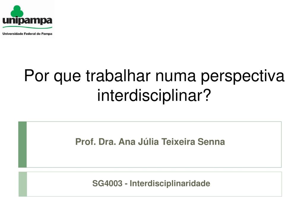 Prof. Dra.