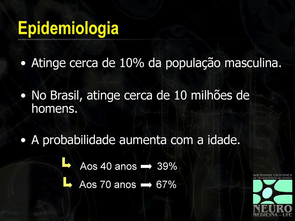 No Brasil, atinge cerca de 10 milhões de