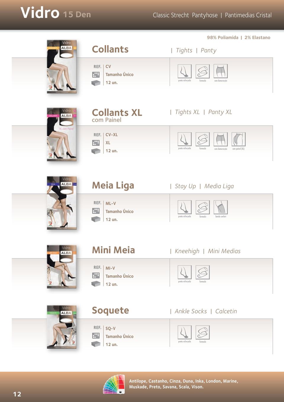 Stay Up Media Liga ML-V banda confort Kneehigh Mini Medias MI-V Soquete Ankle Socks Calcetin