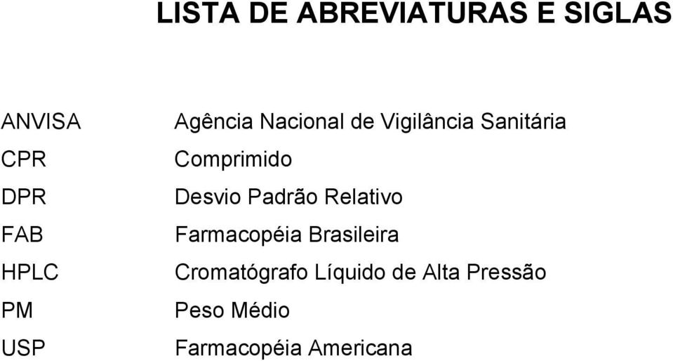 Desvio Padrão Relativo Farmacopéia Brasileira