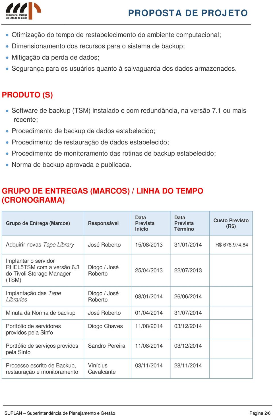 1 ou mais recente; Procedimento de backup de dados estabelecido; Procedimento de restauração de dados estabelecido; Procedimento de monitoramento das rotinas de backup estabelecido; Norma de backup