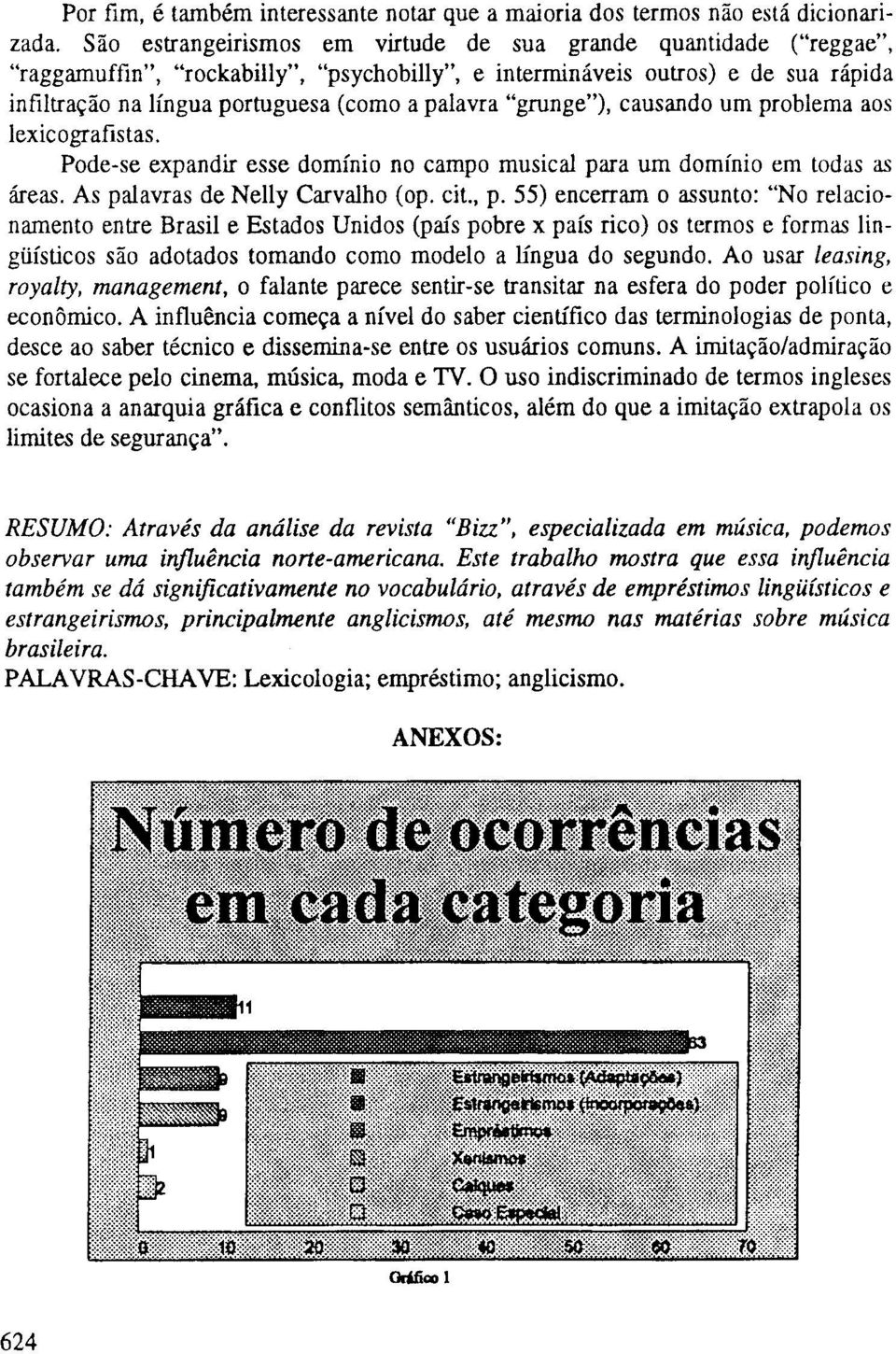 "grunge"), causando urn problema aos lexicografistas. Pode-se expandir esse domlnio no campo musical para urn domfnio em todas as areas. As palavras de Nelly Carvalho (op. cit., p.