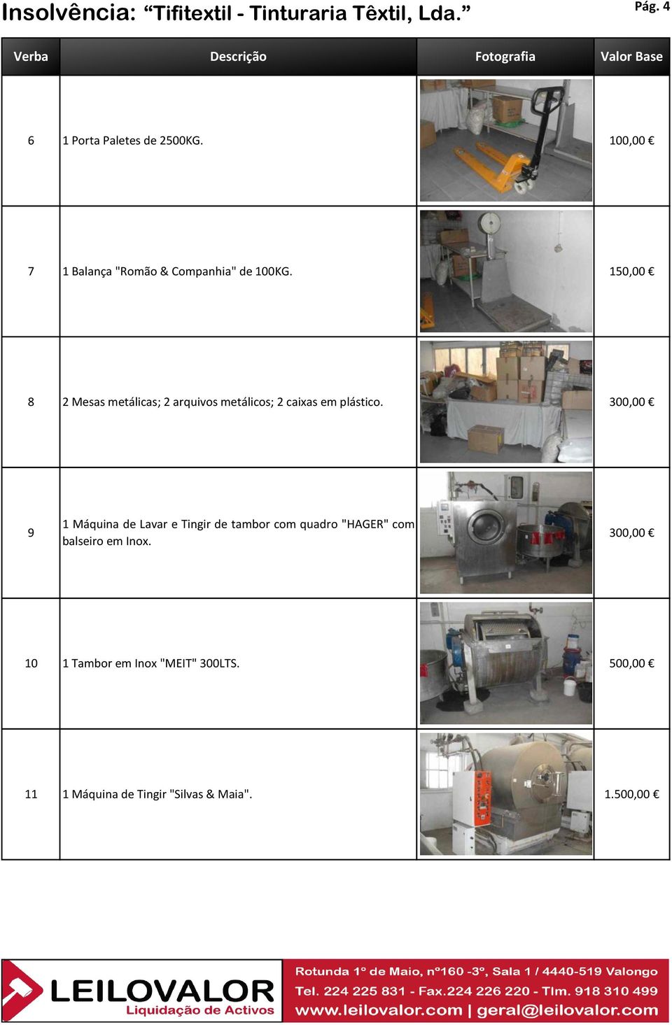 300,00 9 1 Máquina de Lavar e Tingir de tambor com quadro "HAGER" com balseiro em