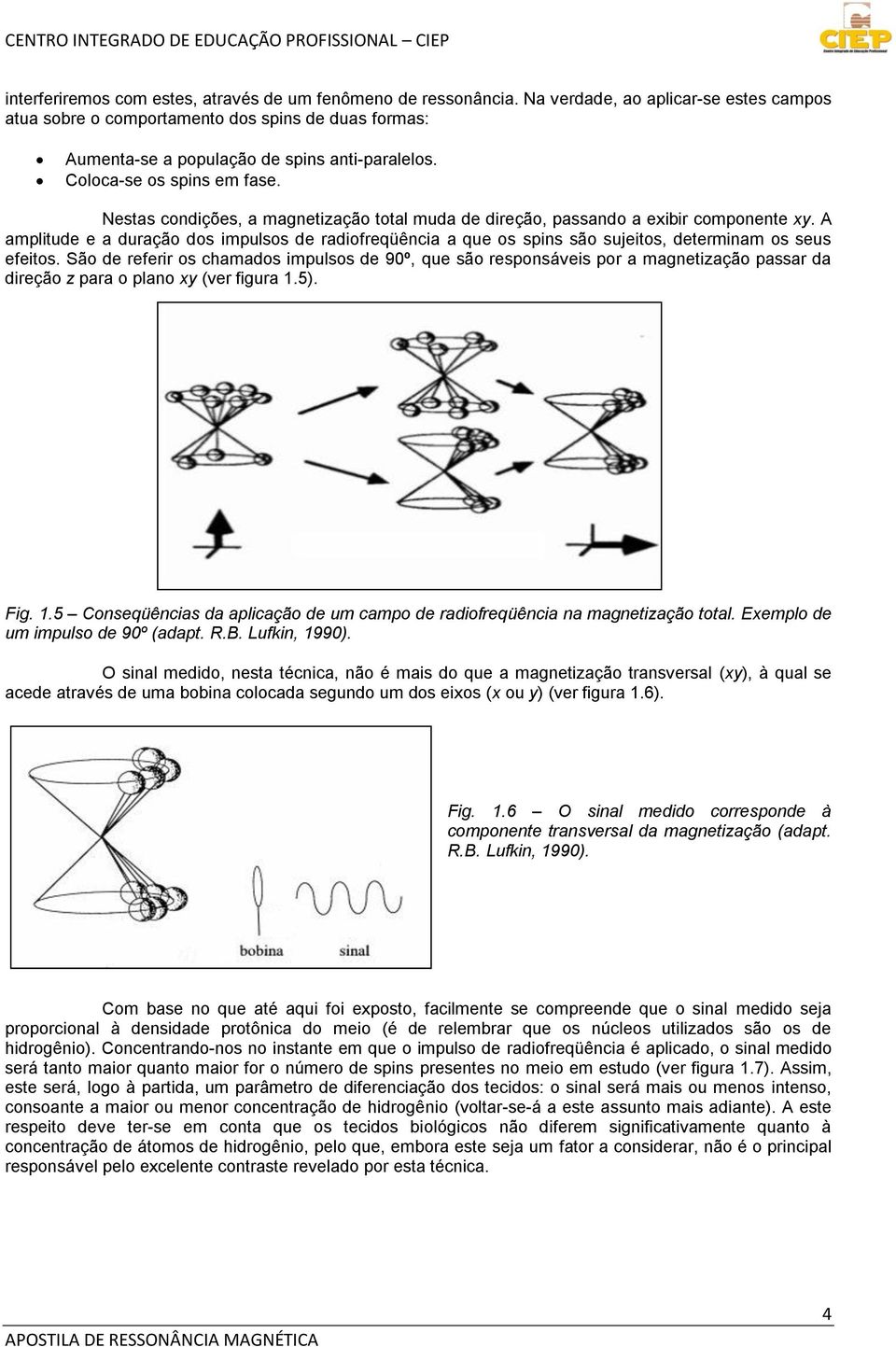 Nestas condições, a magnetização total muda de direção, passando a exibir componente xy.