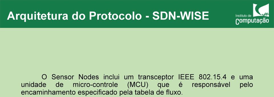 4 e uma unidade de micro-controle (MCU) que é