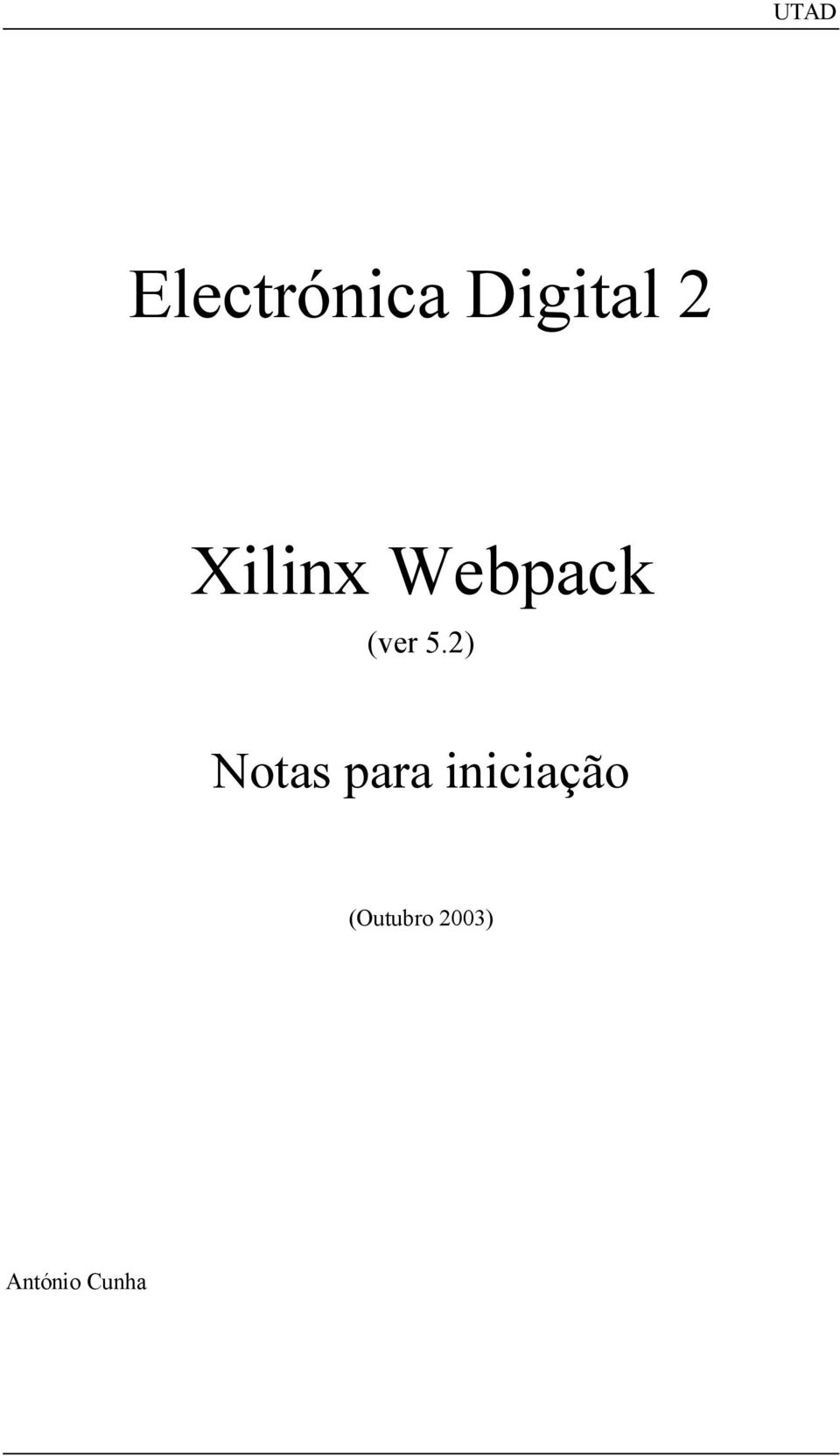 2) Notas para iniciação