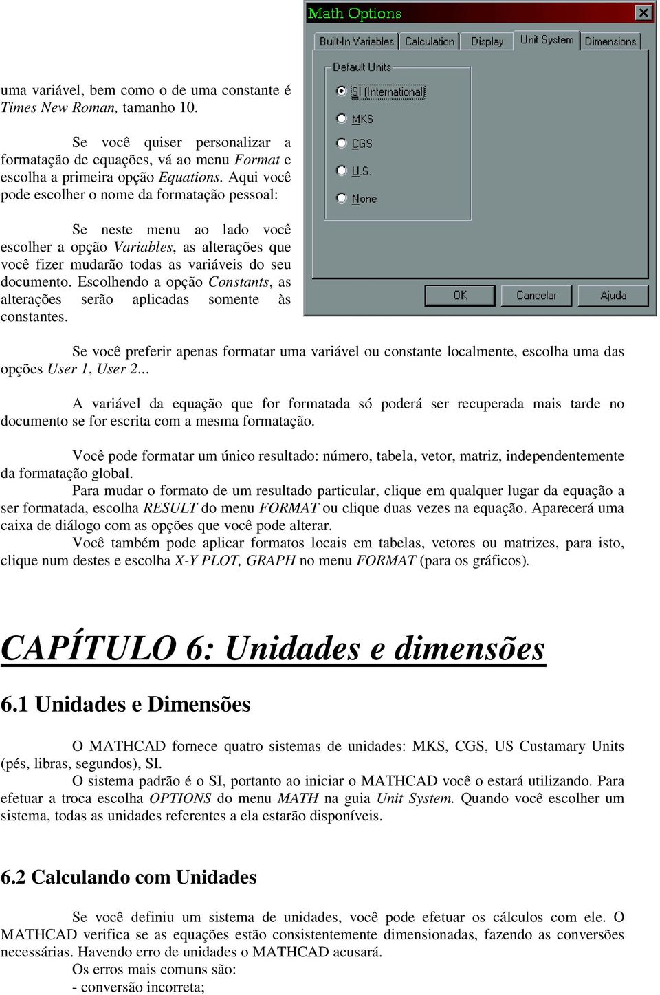 Escolhendo a opção Constants, as alterações serão aplicadas somente às constantes. Se você preferir apenas formatar uma variável ou constante localmente, escolha uma das opções User, User 2.