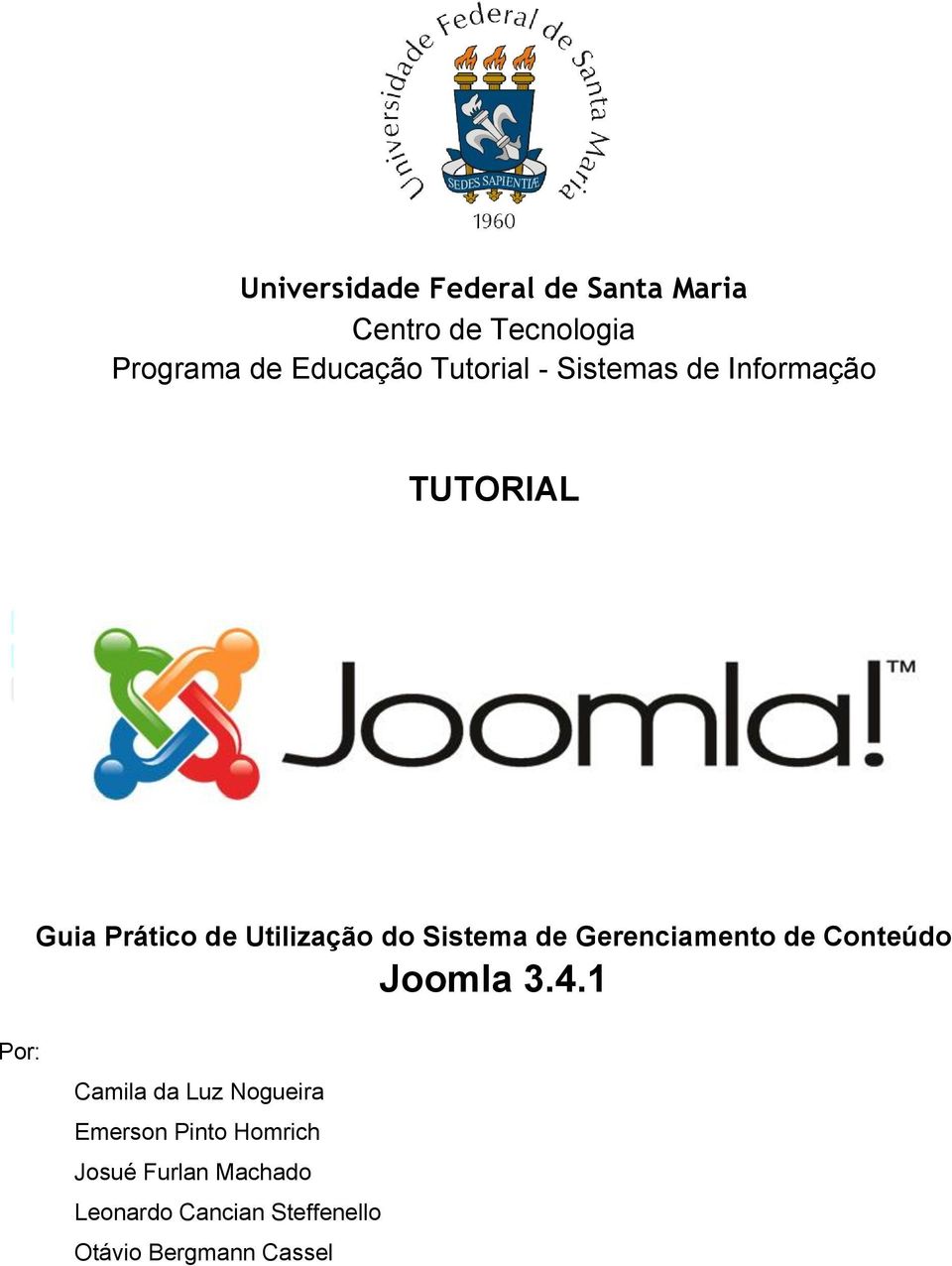 de Gerenciamento de Conteúdo Joomla 3.4.