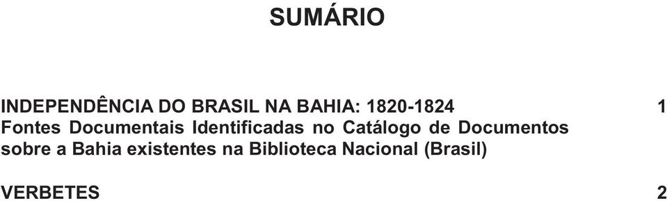 no Catálogo de Documentos sobre a Bahia