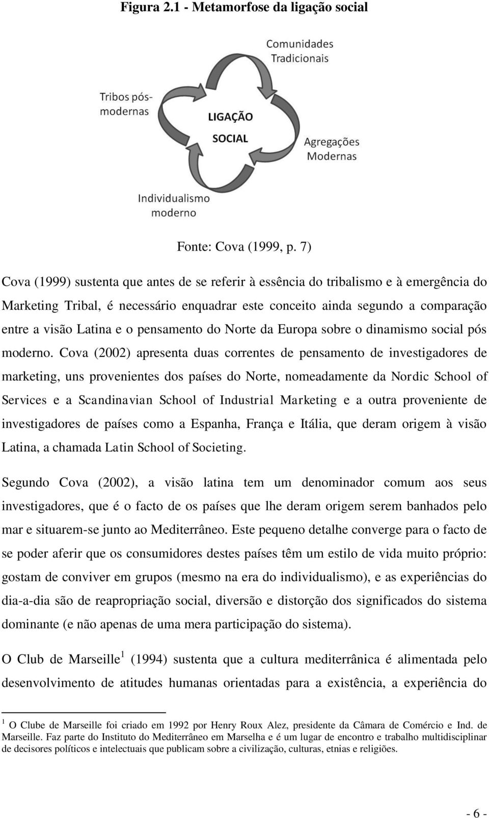 pensamento do Norte da Europa sobre o dinamismo social pós moderno.