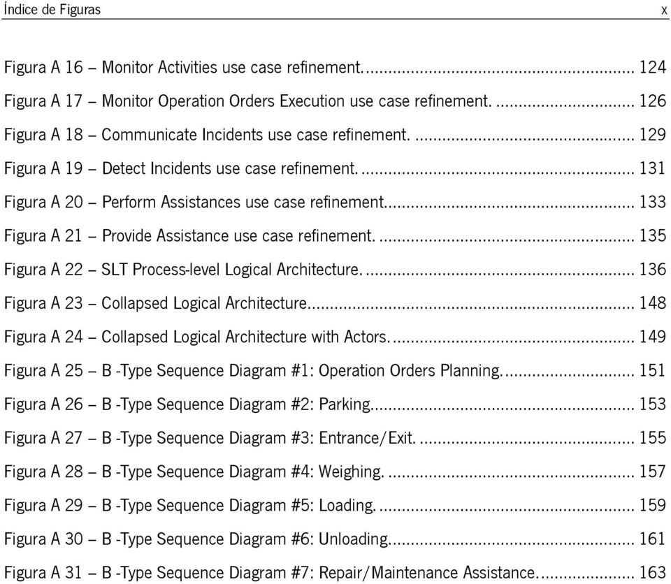 .. 133 Figura A 21 Provide Assistance use case refinement.... 135 Figura A 22 SLT Process-level Logical Architecture.... 136 Figura A 23 Collapsed Logical Architecture.