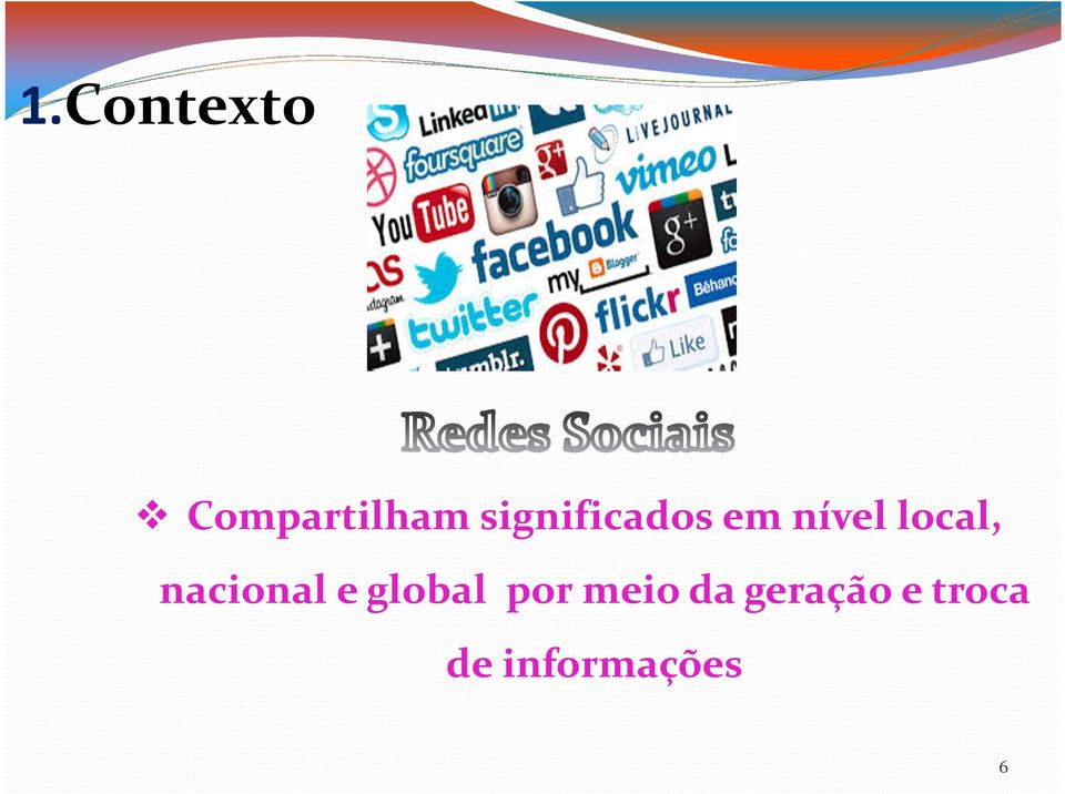 nacional e global por meio