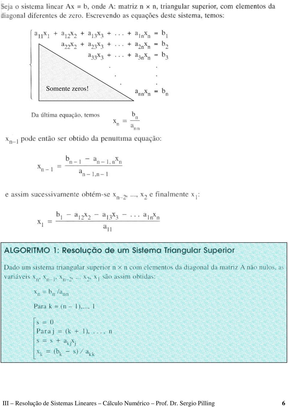 Sistemas Lineares