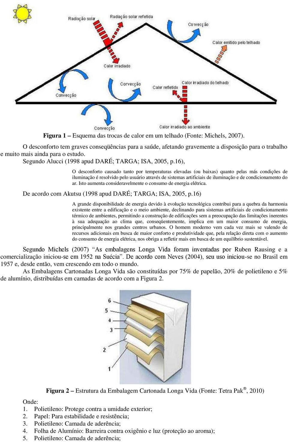 16), O desconforto causado tanto por temperaturas elevadas (ou baixas) quanto pelas más condições de iluminação é resolvido pelo usuário através de sistemas artificiais de iluminação e de