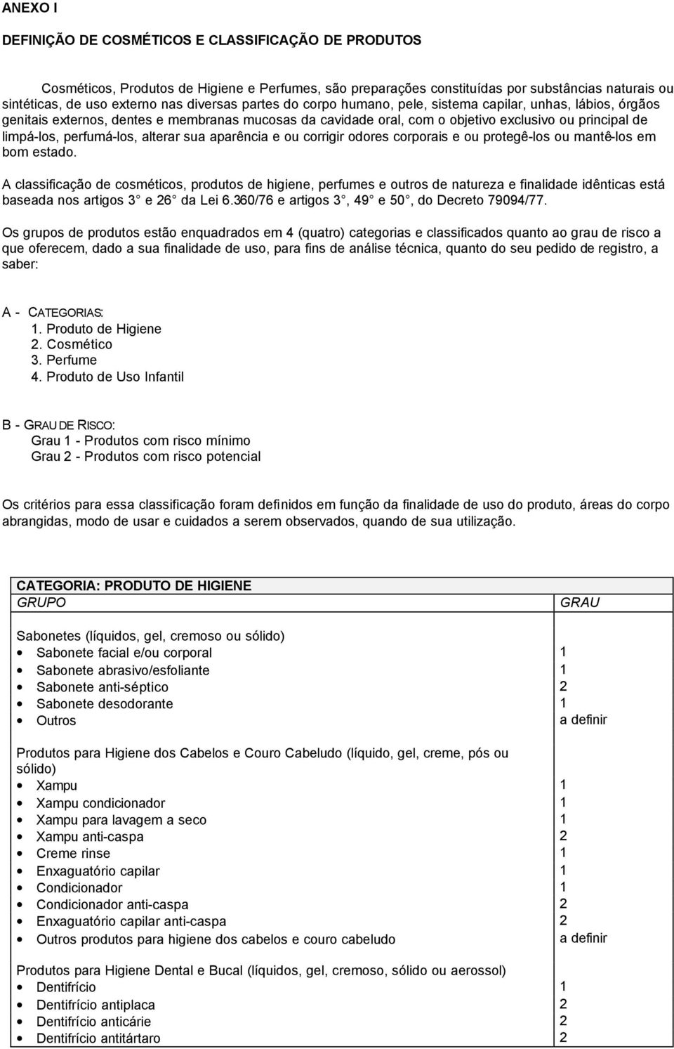 perfumá-los, alterar sua aparência e ou corrigir odores corporais e ou protegê-los ou mantê-los em bom estado.