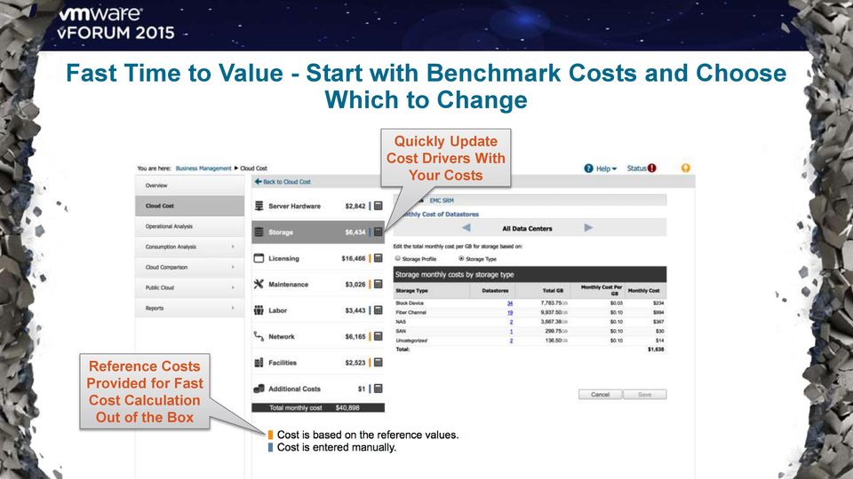 Update Cost Drivers With Your Costs Reference