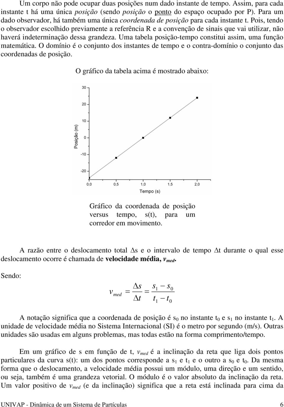 Pois, tendo o observador escolhido previamente a referência R e a convenção de sinais que vai utilizar, não haverá indeterminação dessa grandeza.