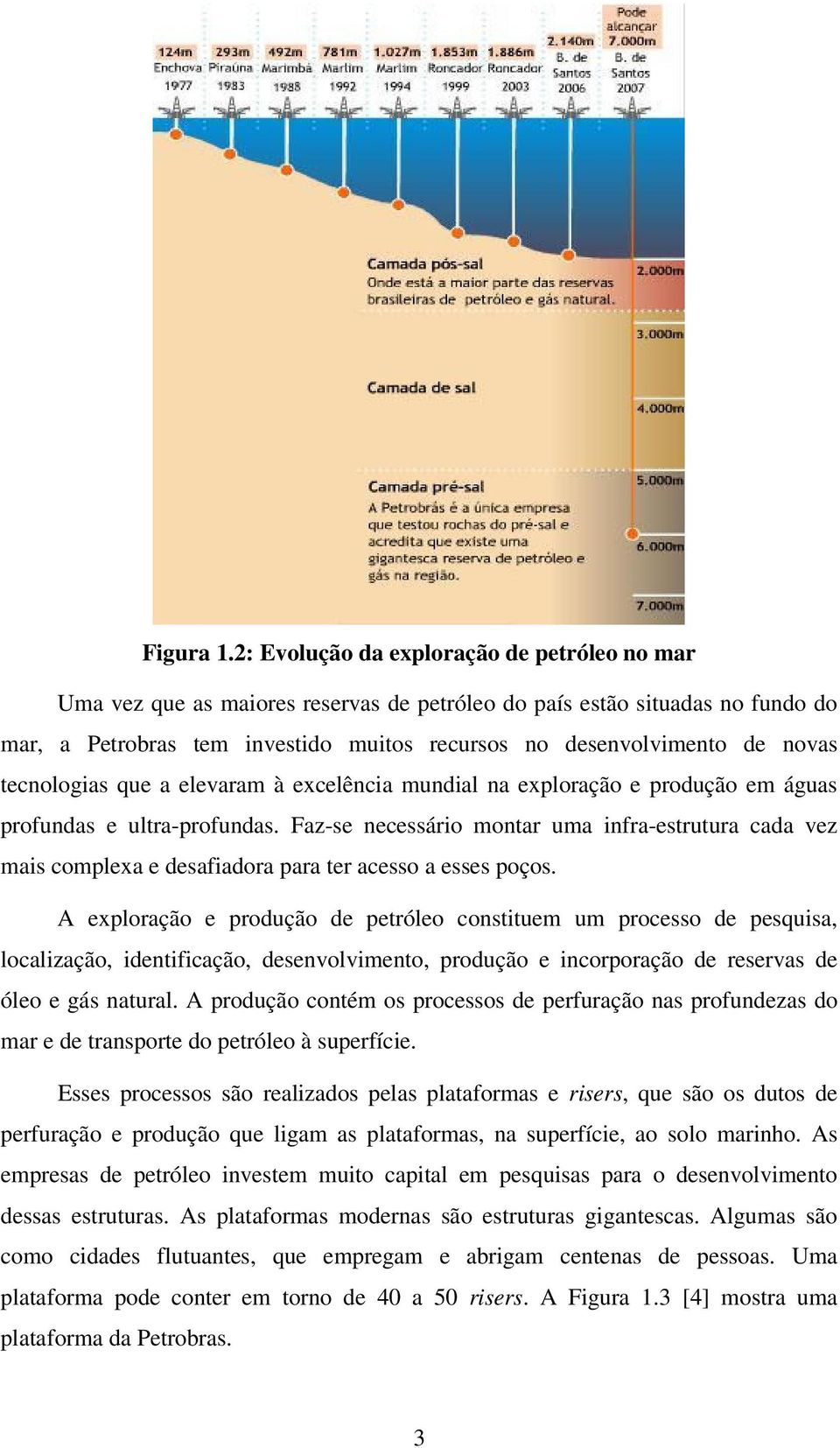 tecnologias que a elevaram à excelência mundial na exploração e produção em águas profundas e ultra-profundas.