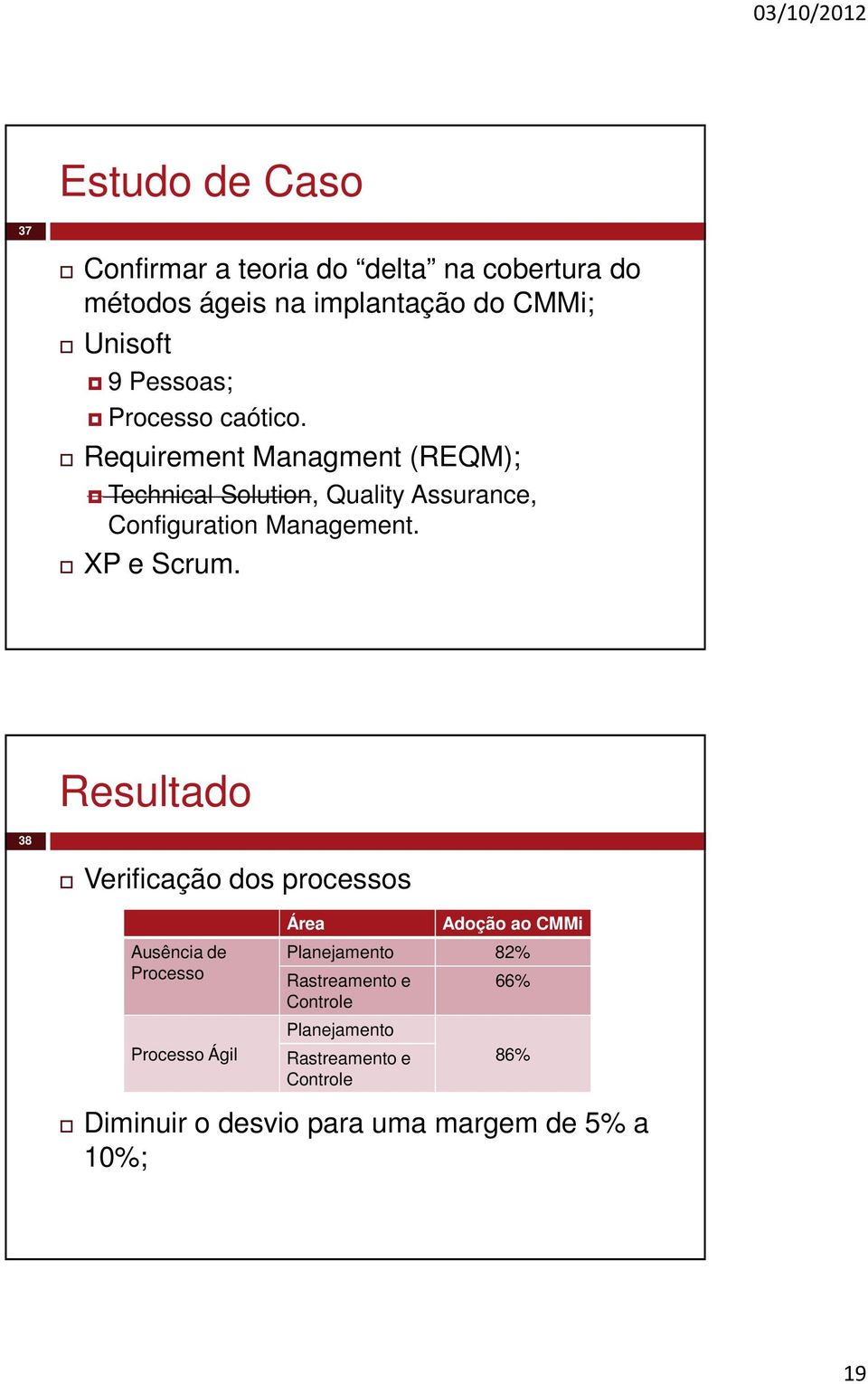 XP e Scrum.