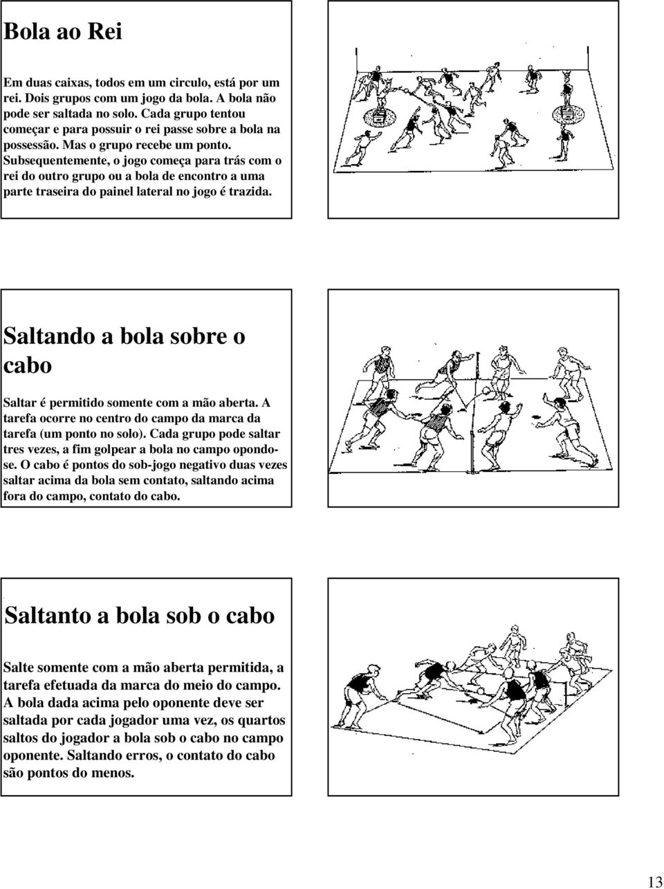 Subsequentemente, o jogo começa para trás com o rei do outro grupo ou a bola de encontro a uma parte traseira do painel lateral no jogo é trazida.