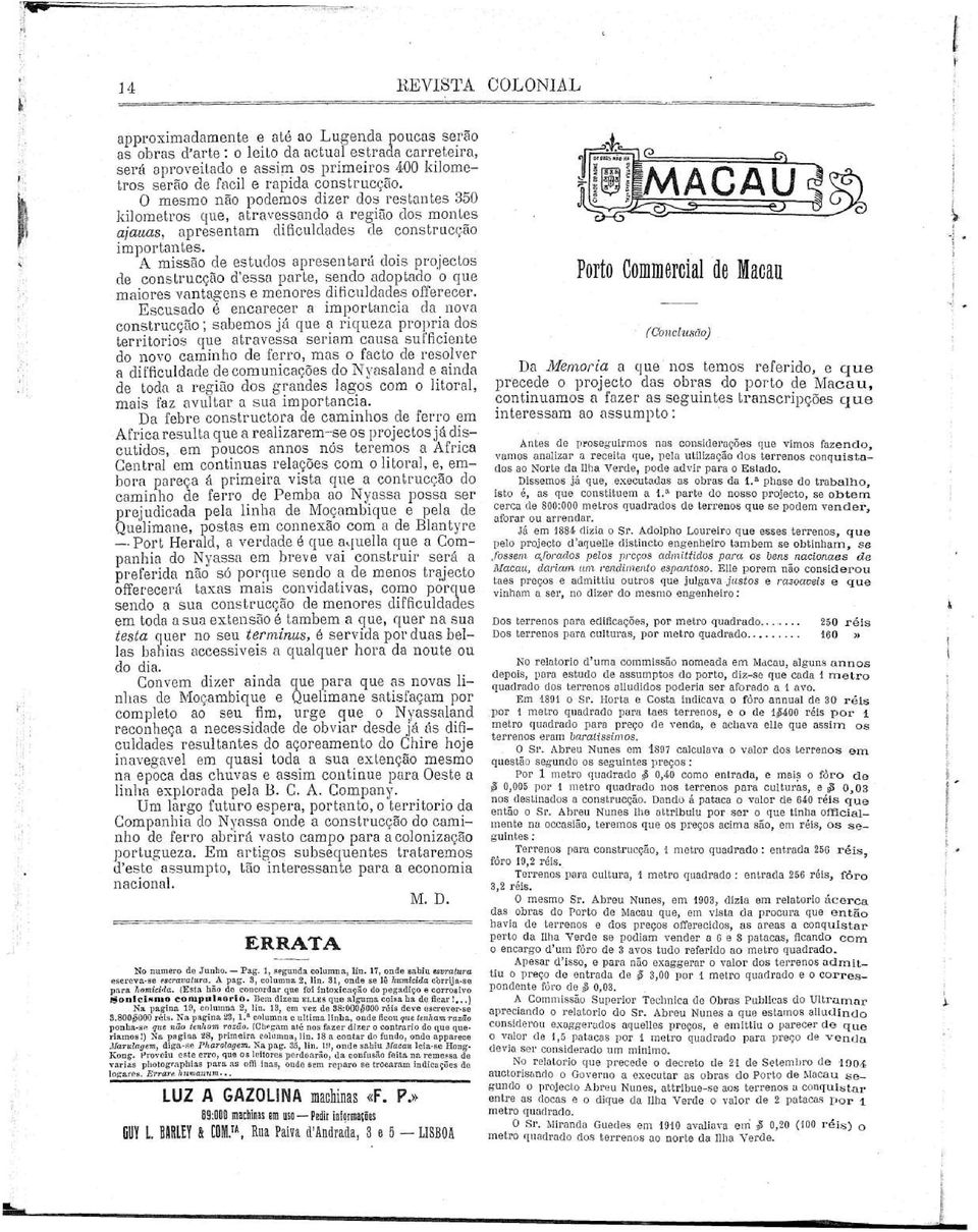 apresentara dois projectos de construcção d'essa parte, sendo adoptado o que maiores vantagens e menores di iculdades offerecer Escusado ó encarecer a importancia da nova construcção ; sabemos j l