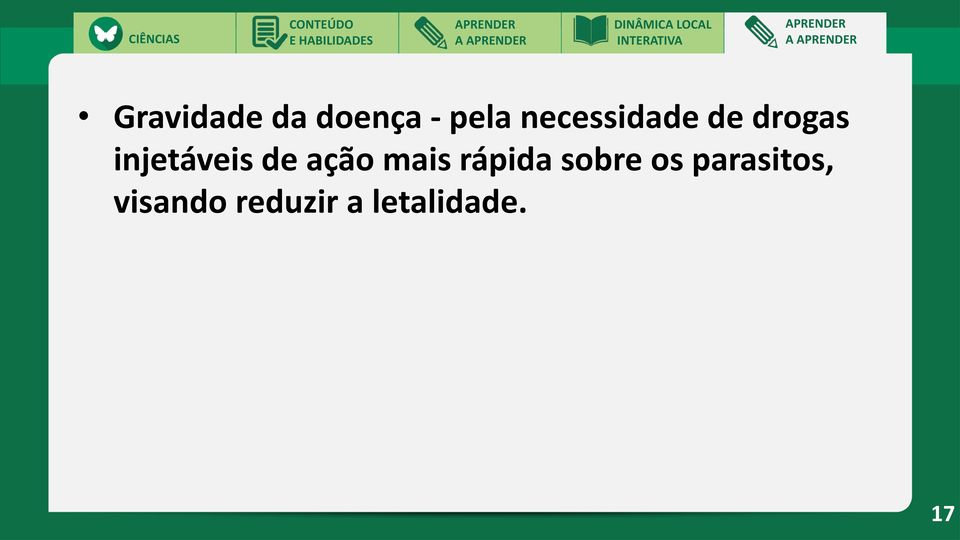 de ação mais rápida sobre os