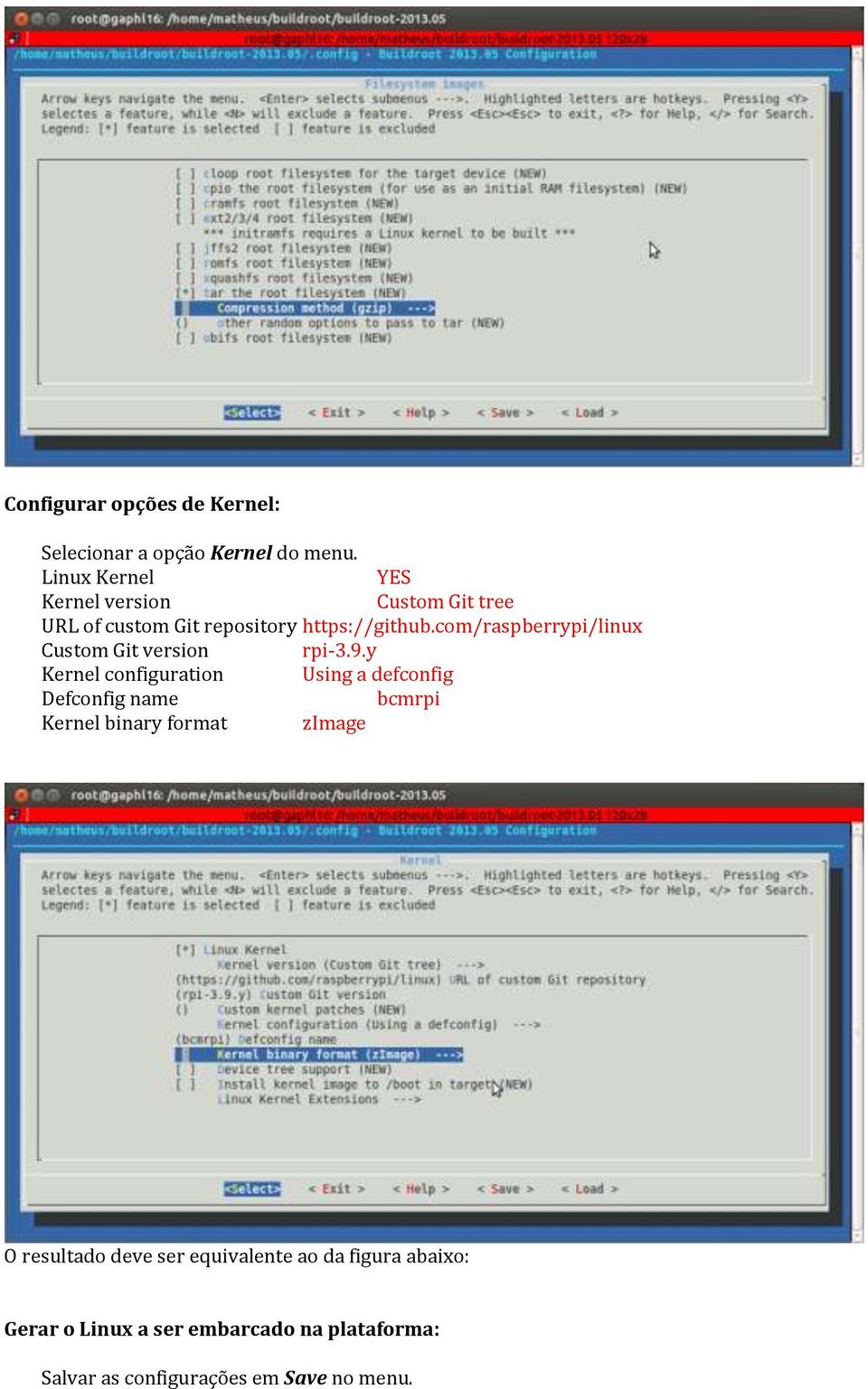 com/raspberrypi/linux Custom Git version rpi-3.9.