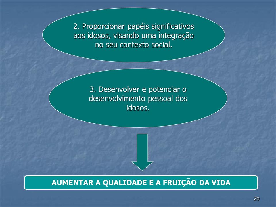 Desenvolver e potenciar o desenvolvimento pessoal