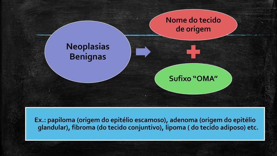 : papiloma (origem do epitélio escamoso), adenoma