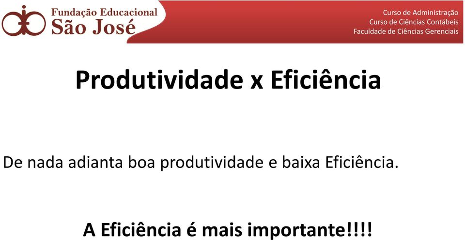 produtividade e baixa