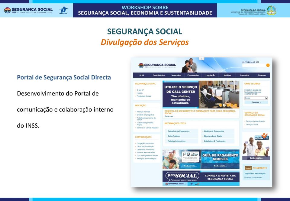 Directa Desenvolvimento do Portal de