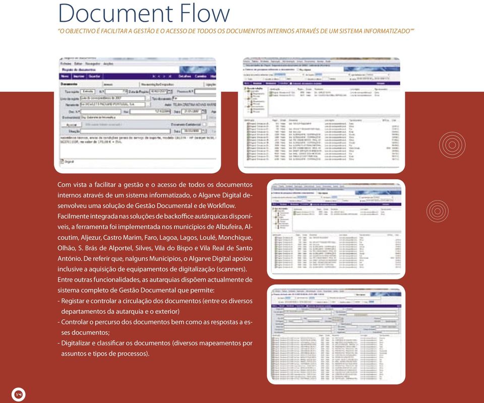 Facilmente integrada nas soluções de backoffice autárquicas disponíveis, a ferramenta foi implementada nos municípios de Albufeira, Alcoutim, Aljezur, Castro Marim, Faro, Lagoa, Lagos, Loulé,
