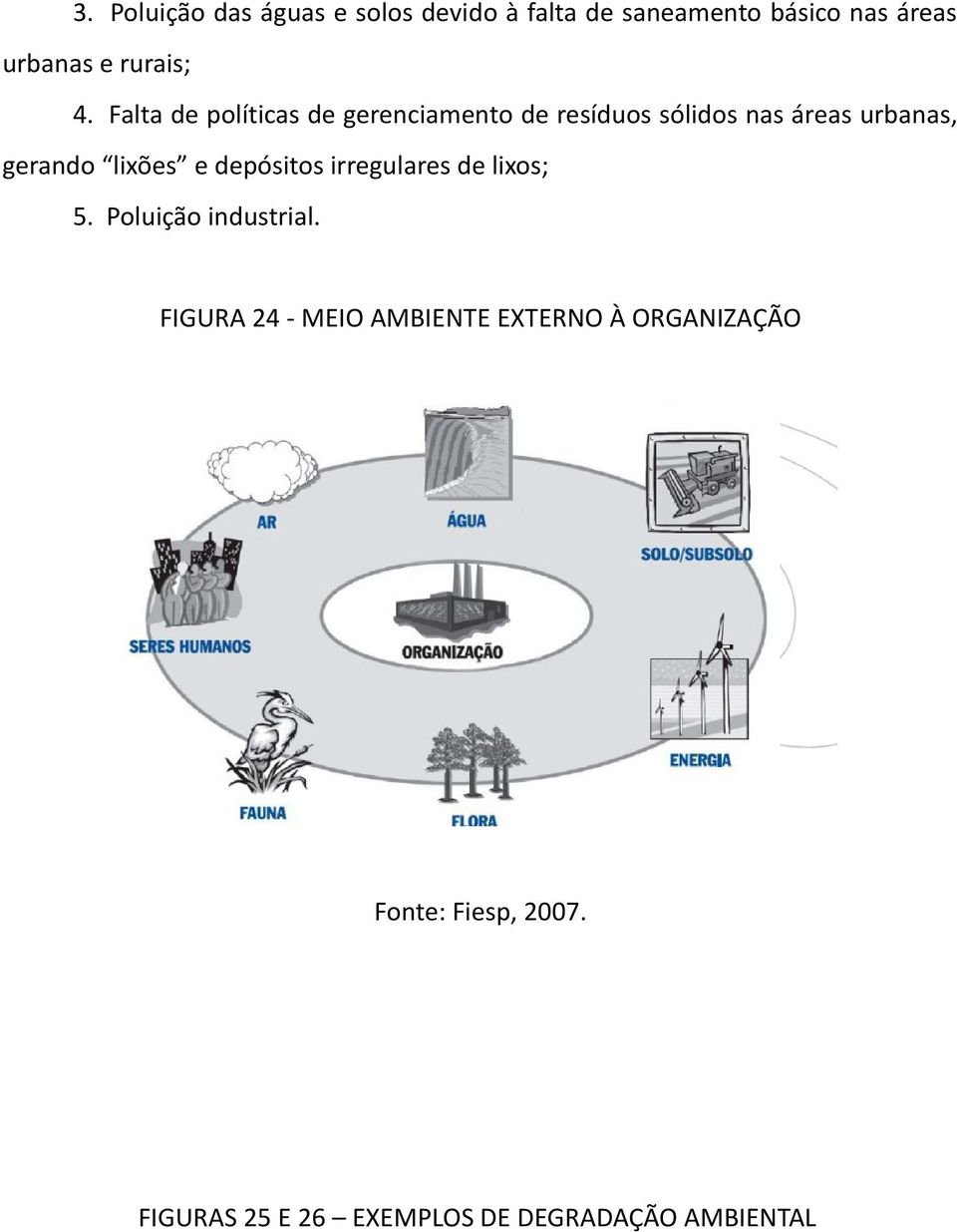 Falta de políticas de gerenciamento de resíduos sólidos nas áreas urbanas, gerando lixões