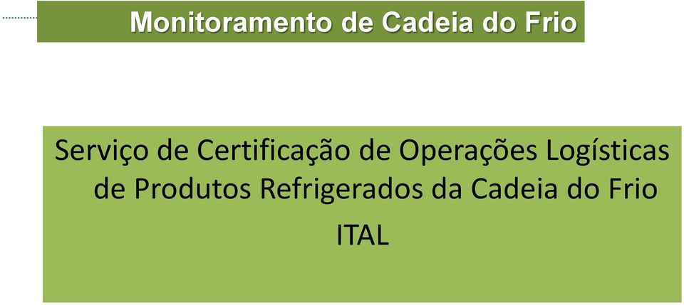 Operações Logísticas de