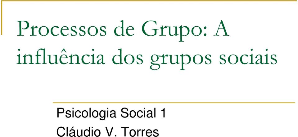 sociais Psicologia