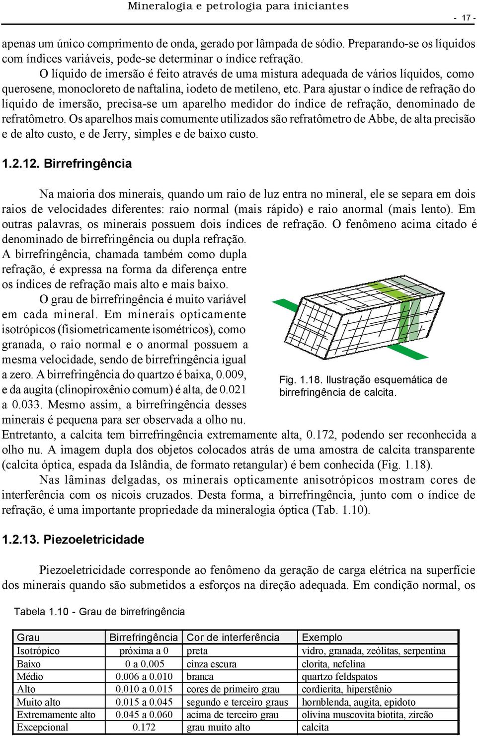 Para ajustar o índice de refração do líquido de imersão, precisa-se um aparelho medidor do índice de refração, denominado de refratômetro.