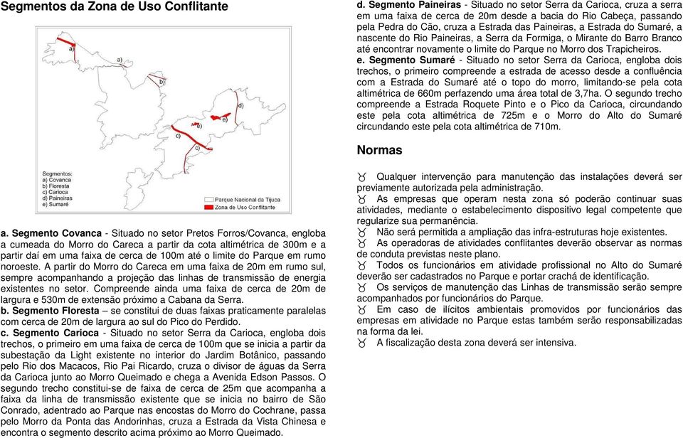 Sumaré, a nascente do Rio Paineiras, a Serra da Formiga, o Mirante do Barro Branco até en