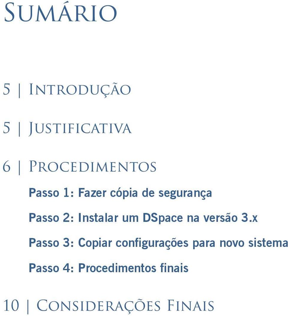 DSpace na versão 3.