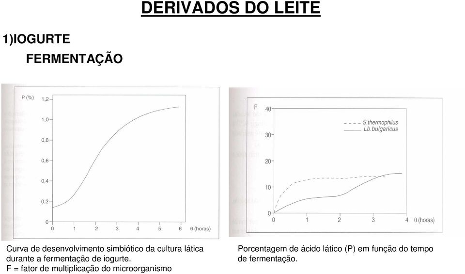 fermentação de iogurte.